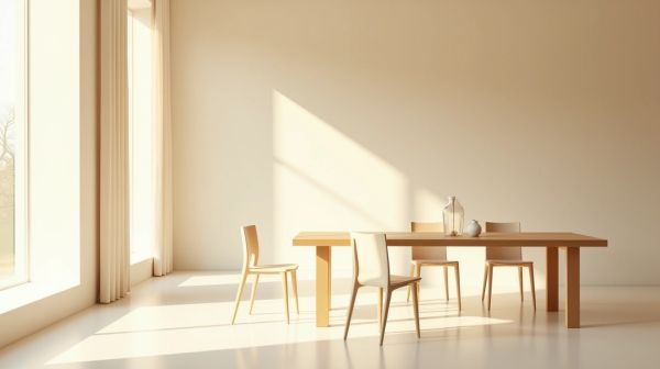 Comment le minimalisme peut transformer votre salle à manger